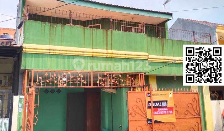 TSI/17297, Dijual Rumah 2 Lantai di Poris Indah, Cipondoh - Lokasi Prime, Dekat Stasiun, 91m