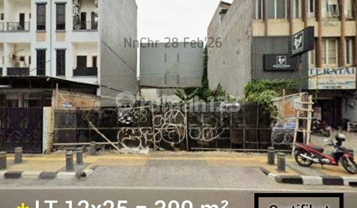 For Sale, Good Plot of Land 12X25, Tanjung Duren Raya, West Jakarta