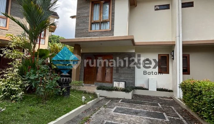 Beautiful, Well-Maintained Ready-to-Occupy House with Balinese Villa Concept at Panbil Batam