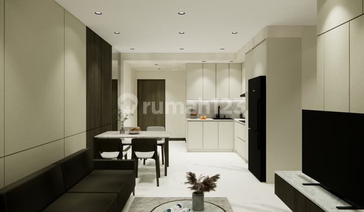 Apartment 2BR Type Onyx di Hegarmanah Residence