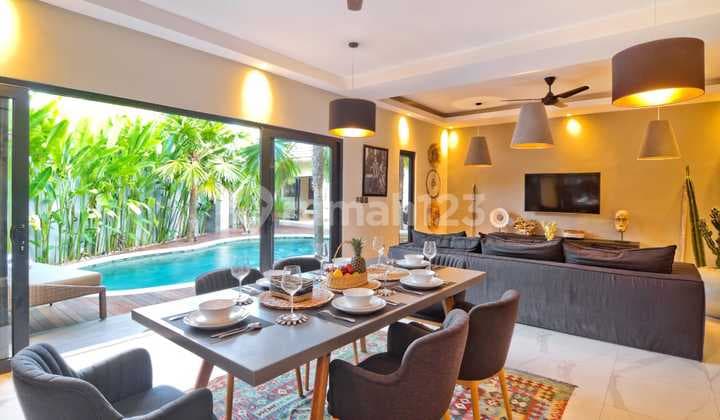 Villa Furnished 3 Kamar di Seminyak, Bali Berlokasi Lifestyle Seminyak, Canggu, Bumbak