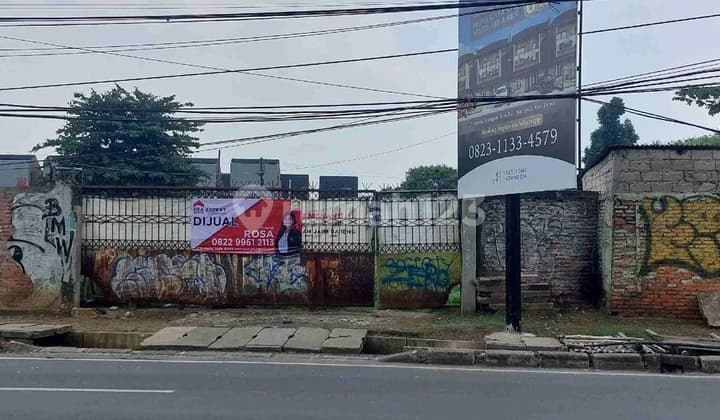 Selling Land 5330 sqm Suitable for Business, Location on Roadside @ Pamulang
