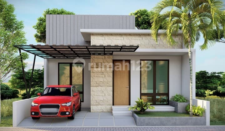 Rumah Modern Tanah Luas Dekat Perum Merapi View di Ngaglik