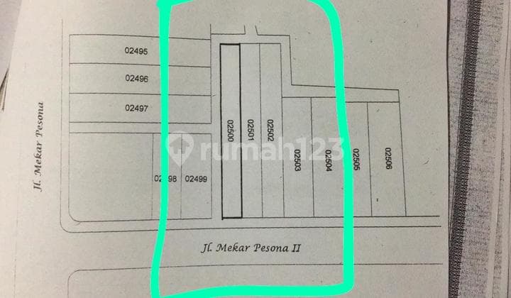 Dijual Tanah Kavling Siap Bangun Nyaman Lokasi Strategis di Komplek Mekar Wangi Bandung ,,,