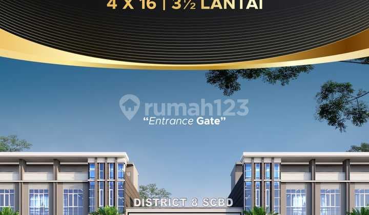 Ruko di Komplek District 8 SCBD ( Sunggal )