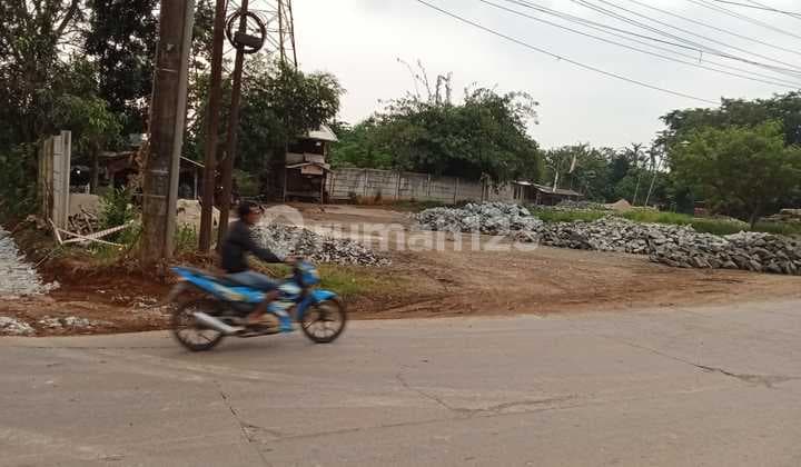 Lahan Komersil 2.3 Ha Nempel Jalan Utama Cisauk