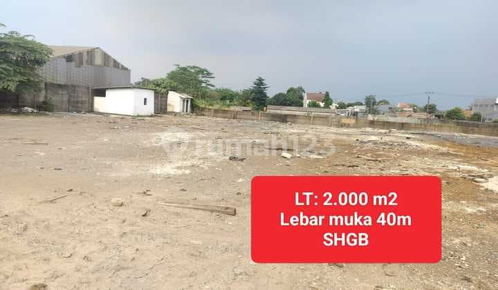 Commercial Land 2,000 M2 on Jakan Utama Legok