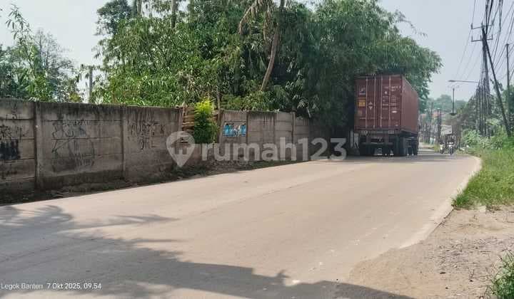 Dijual Cepat Lahan 5000 M2 Jalan Raya Legok