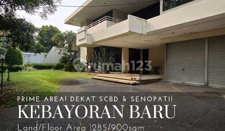 Rumah di Selong Senopati SCBD Kebayoran Baru
Jakarta Selatan lLuas 1285m2