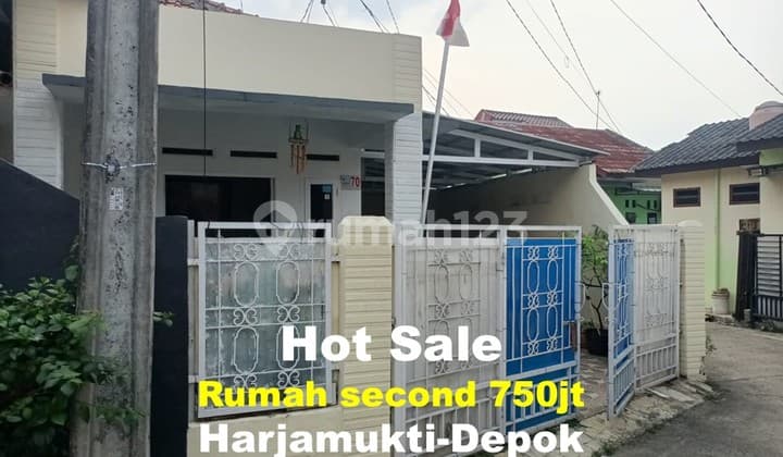 Rumah Murah Second Perkampungan di Harjamukti Depok