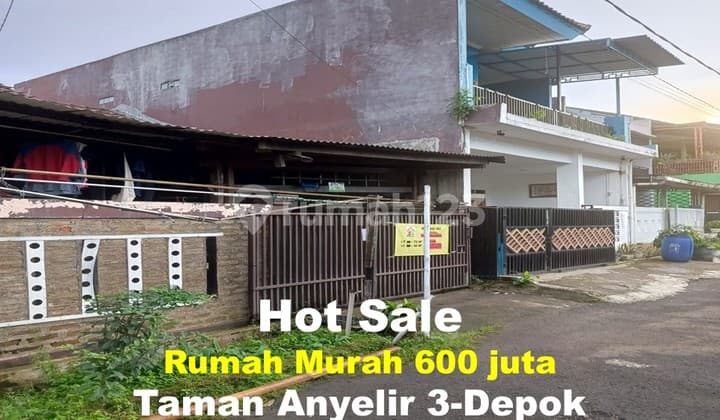 Rumah 600 Juta Blok Depan Taman Anyelir 3 Kalimulya Depok
