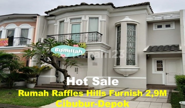 Rumah Mewah Dalam Komplek Raffles Hills Cibubur Full Furnish
