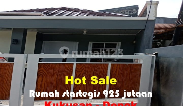 Jual Cepat Hunian Murah Strategis Kukusan Beji Depok