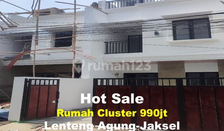 Jual Rumah Baru 2,5 Lantai Roftop Lenteng Agung Jakarta Selatan