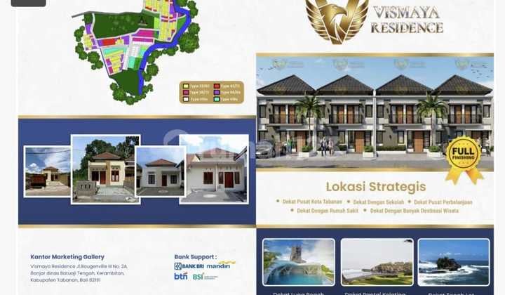 Dijual Rumah Siap Huni Vismaya Residence Tabanan Bali