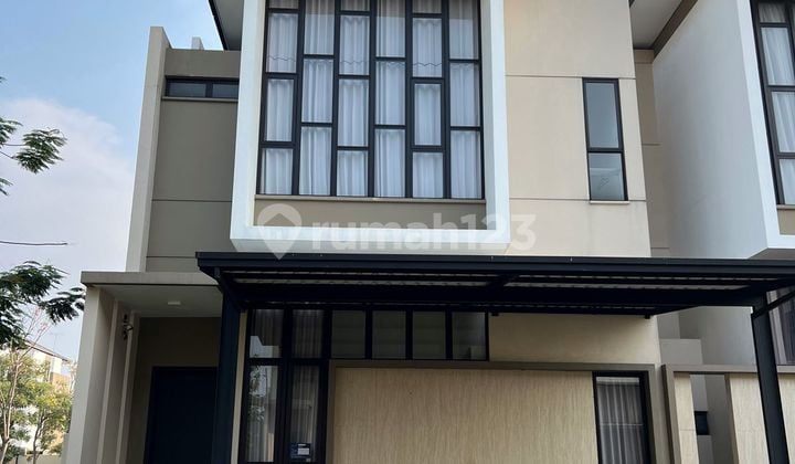 For Sale Beautiful Hook House Fully Furnished in Semayang Cluster, Asya Jakarta Garden City Cakung East Jakarta