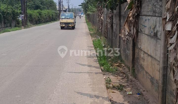 Dijual Tanah di Pinggir Jalan Raya Kelurahan Bojong Nangka
