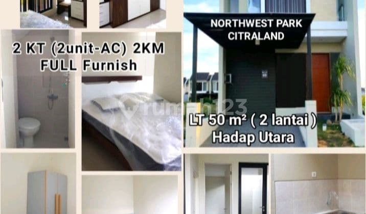 Disewakan Northwest Park Citraland 2 Bed , 35 Jt