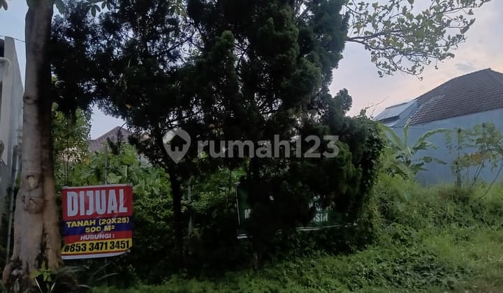Tanah SHM di Kaliwates, Perum Majapahit, Bebas Banjir, Akses Jalan 2 Mobil - Dijual