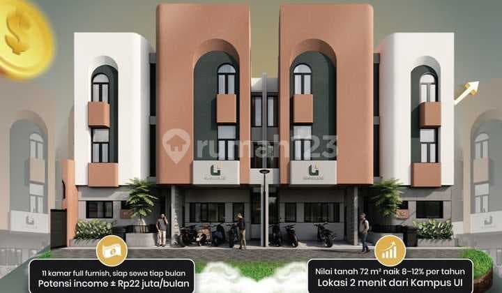 Dijual Kosan 10 Kamar Full Furnish Dekat Kampus Ui Depok Jabar