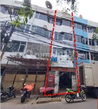 Ruko Murah Bgt 4Lt di Jl Melawan,Mangga Dua Selatan,Sawah Besar