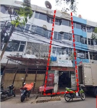 Ruko Murah Bgt 4Lt di Jl Melawan,Mangga Dua Selatan,Sawah Besar