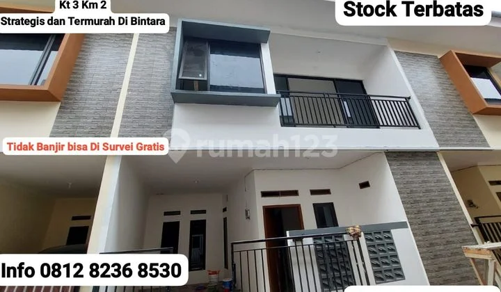 Rumah Baru 2 Lantai Tetangga Pondok Kelapa, Termurah di Bintara 600 Jutaan