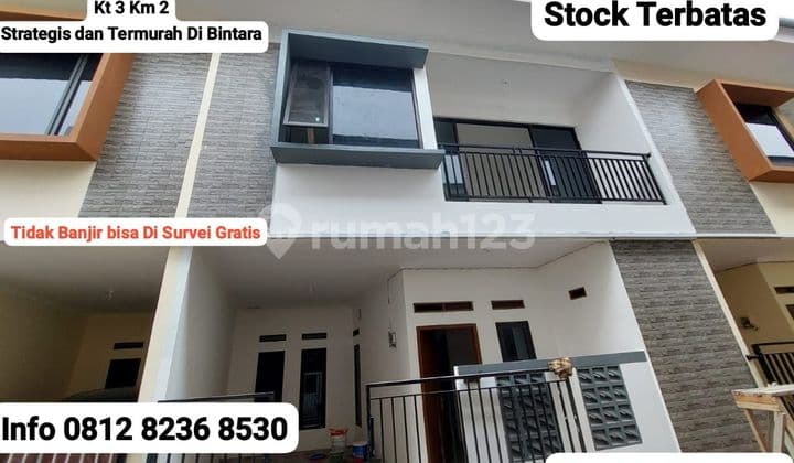 Rumah baru termurah di Bintara 600 Jutaan all in surat..