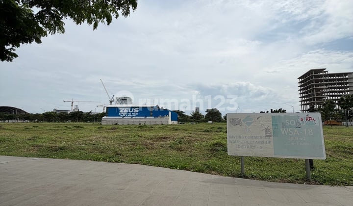 Kavling Komersil Pik2 Boulevard Hoek 3000M2 (40X75)