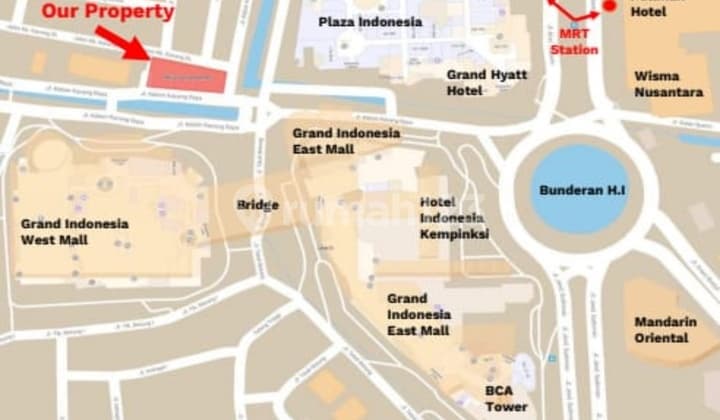 Dijual Tanah Premium di Kebon Kacang Raya Jakarta Pusat