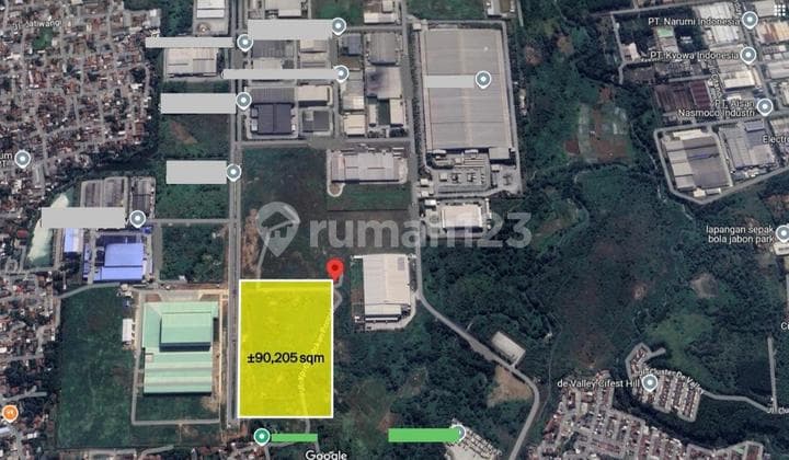 DIJUAL TANAH INDUSTRI DI MM2100 - BEKASI