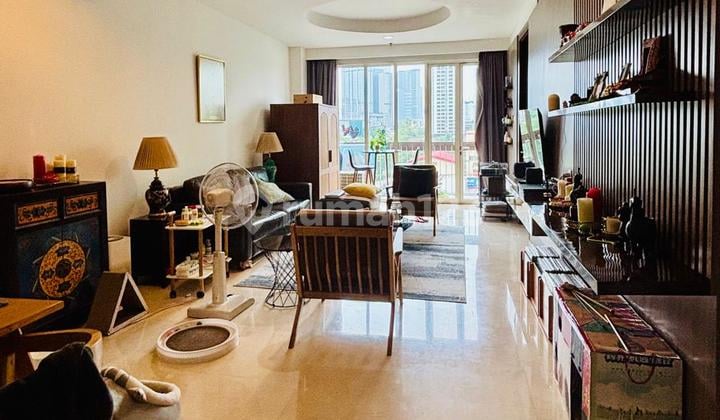 Disewakan Apartemen Pearl Garden Gatot Subroto 2 BR Sangat Luas Lokasi Strategis Siap Huni