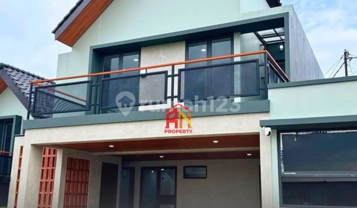 Rumah Furnish+Rooftop Dekat Pintu Tol Sawangan Depok