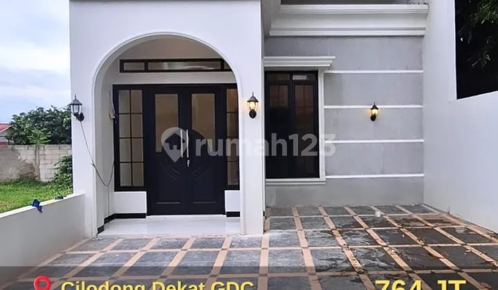 Rumah Murah Bata Merah 3 Kamar Tidur Siap Huni di Cilodong Depok