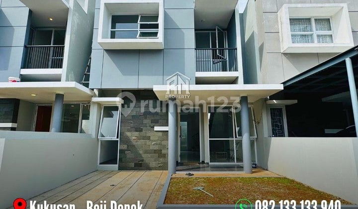 Rumah Siap Huni Dalam Townhouse Dekat Pintu Tol Kukusan Beji Depok