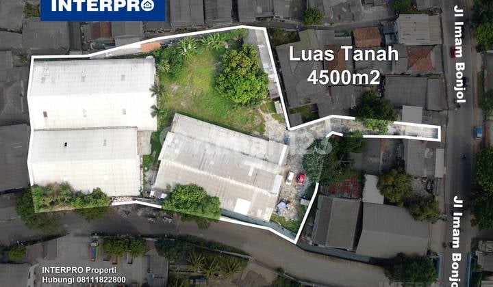Gudang di Karawaci Tangerang, Tangerang 4.600 M2 Lokasi Strategis