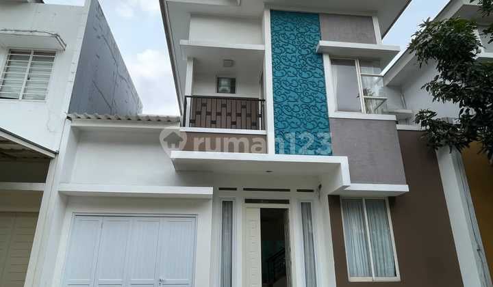 Disewakan Cepat (No Cobroke)Rumah 2 Lantai Siap Huni Furnished Luas dan Terawat di Cluster Ruby Phg - Gading Serpong