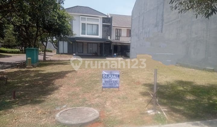 TANAH KAVLING POSISI DI HOEK SIAP DIBANGUN SESUAI DESIGN SENDIRI LETAK STRATEGIS DI MOZIA-BSD CITY