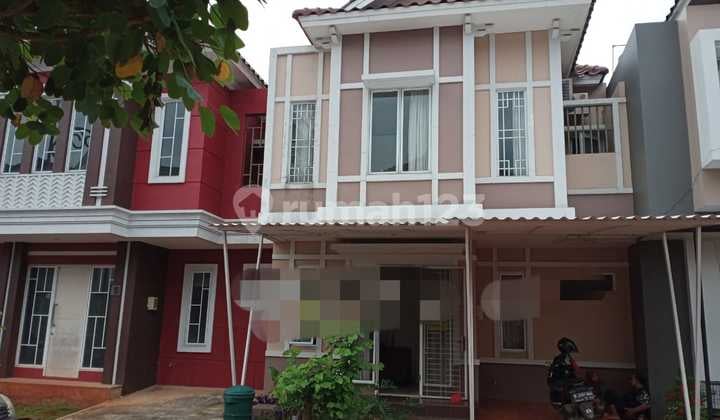 Disewakan Murah(nocobroke)rumah 2 Lantai Siap Huni Furnished Sudah Berkanopi Di Cluster Malibu Village - Gading Serpong
