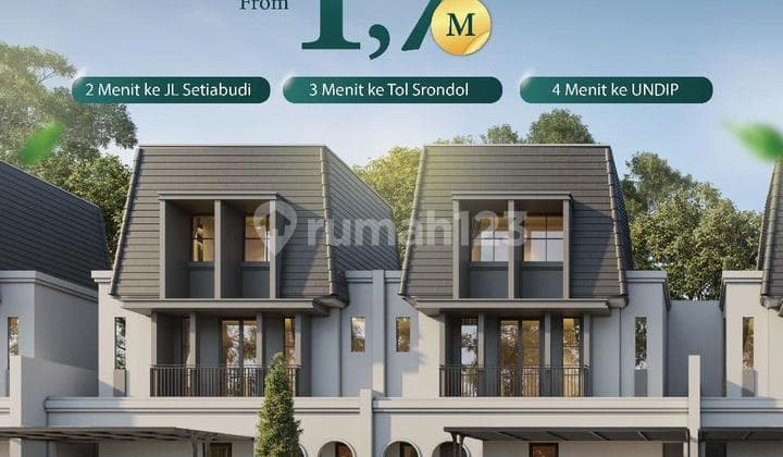 Rumah Mewah Villa Aster Srondol Setiabudi Dekat Akpol