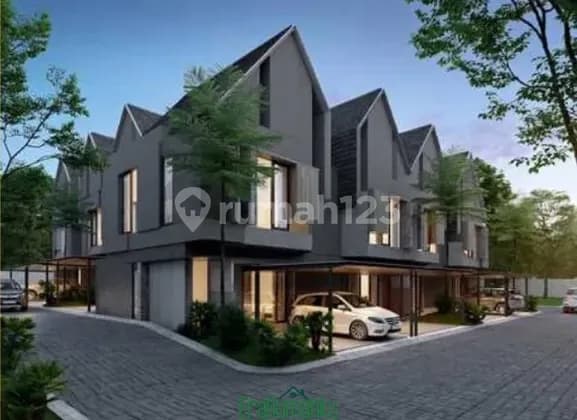 Dijual Rumah Cluster Townhouse Modern di Azalea Residences, Lubang Buaya, Jakarta Timur