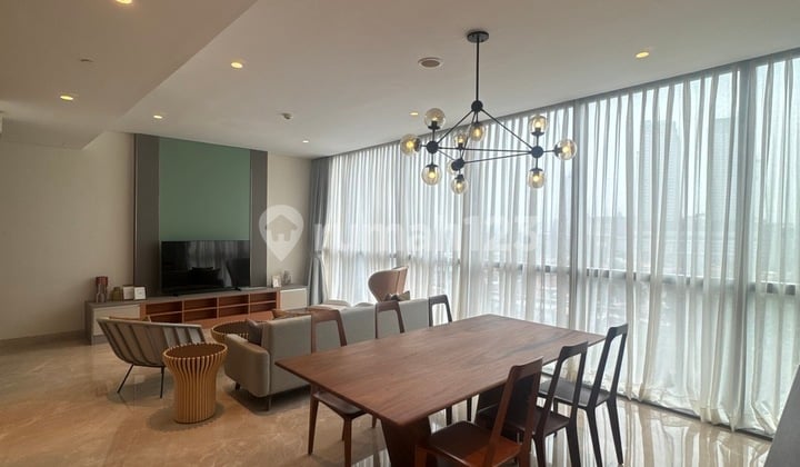 Apartemen Casa Domaine 3BR, Karet Tengsi, Jakarta Pusat