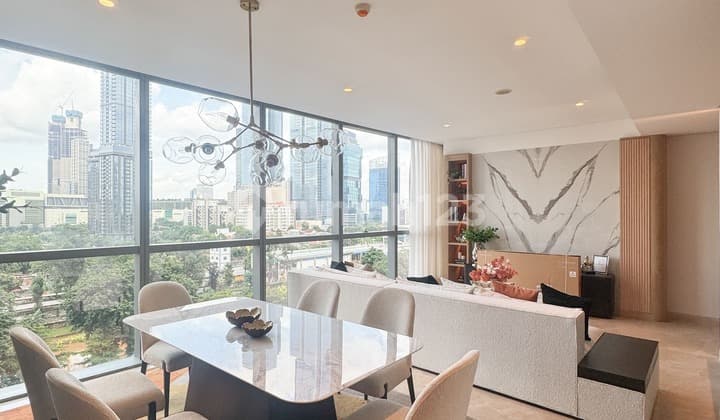 3BR Design Apartment Vinoty Living at Casa Domaine, Central Jakarta