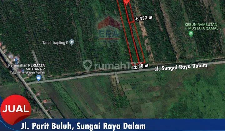 Tanah Kawasan Berkembang di Sungai Raya Dalam Kubu Raya Tanah Kawasan Berkembang di Sungai Raya Dalam Kubu Raya