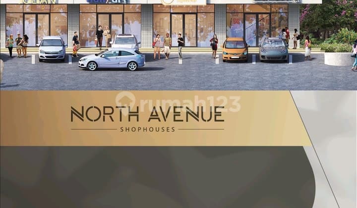 Ruko Baru North Avenue Shophouses Di Citraland Greenlake Wiyung..