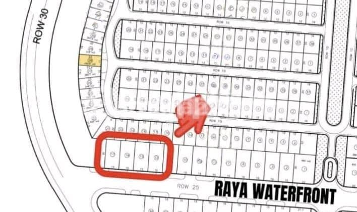 Tanah Kavling Waterfront 2 Unit Jejer Dekat Kampus Uc Citraland..