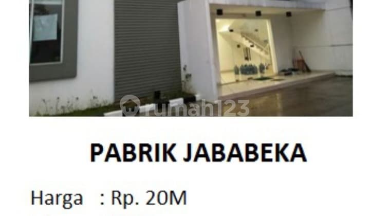 Dijual Gudang di Jababeka 1,Luas 1700 m SHM Bagus