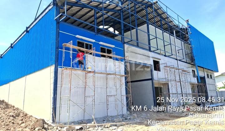 Sewa Gudang Baru Siap Pakai Akses Kontainer Pasar Kemis Tangerang