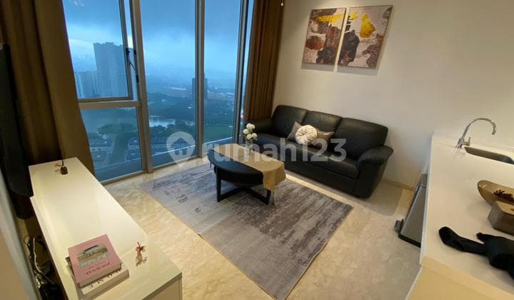 Apartemen Saumata 2 BR Furnished dengan Posisi di Sudut View Sangat Indah