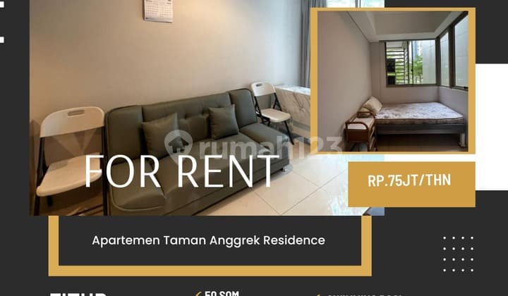 For Rent Tares 2BR Cheapest Apartment in West Jakarta Fully Furnished Ready to Occupy West Jakarta